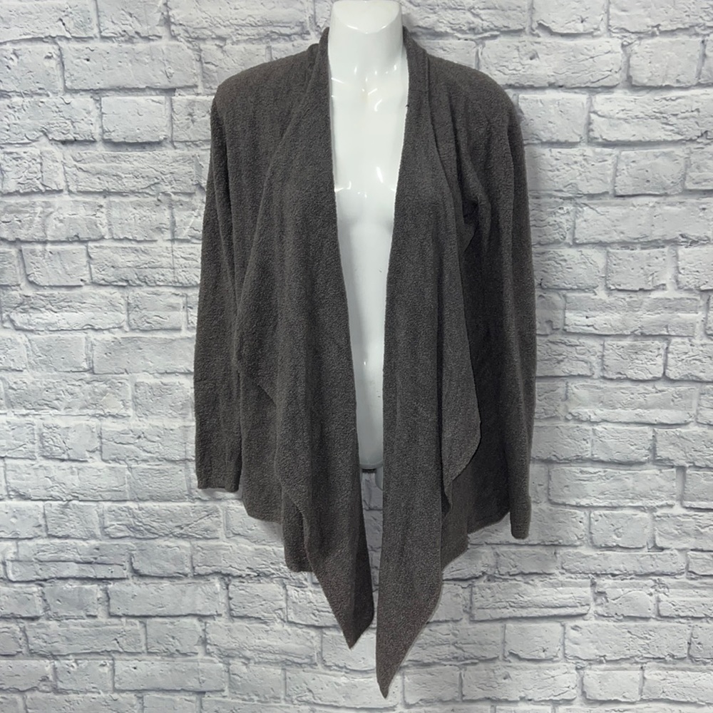 Barefoot Dreams CozyChic Lite Waterfall Island Wrap Calypso Cardigan Tau